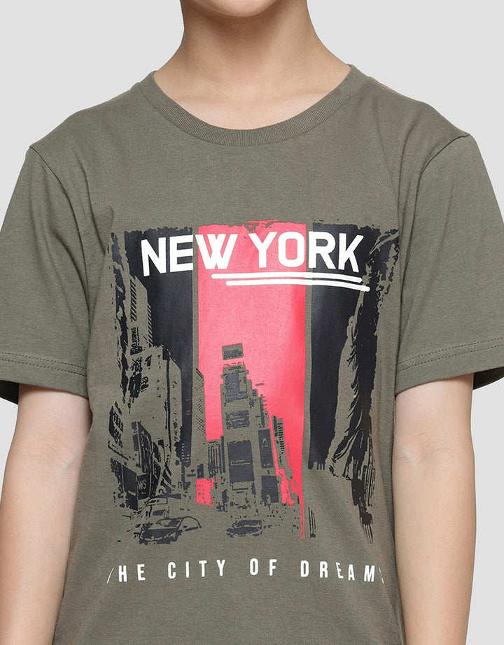 Nevada Shadow Of City Kaos Anak Laki-laki