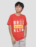Nevada Brooklyn Print Kaos Anak Laki-laki