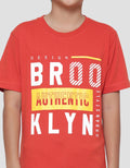 Nevada Brooklyn Print Kaos Anak Laki-laki