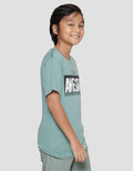 Nevada Stay Awesome Print Kaos Lengan Pendek Anak Laki-laki