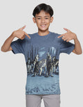 Nevada Wolf Community Kaos Anak Laki-laki