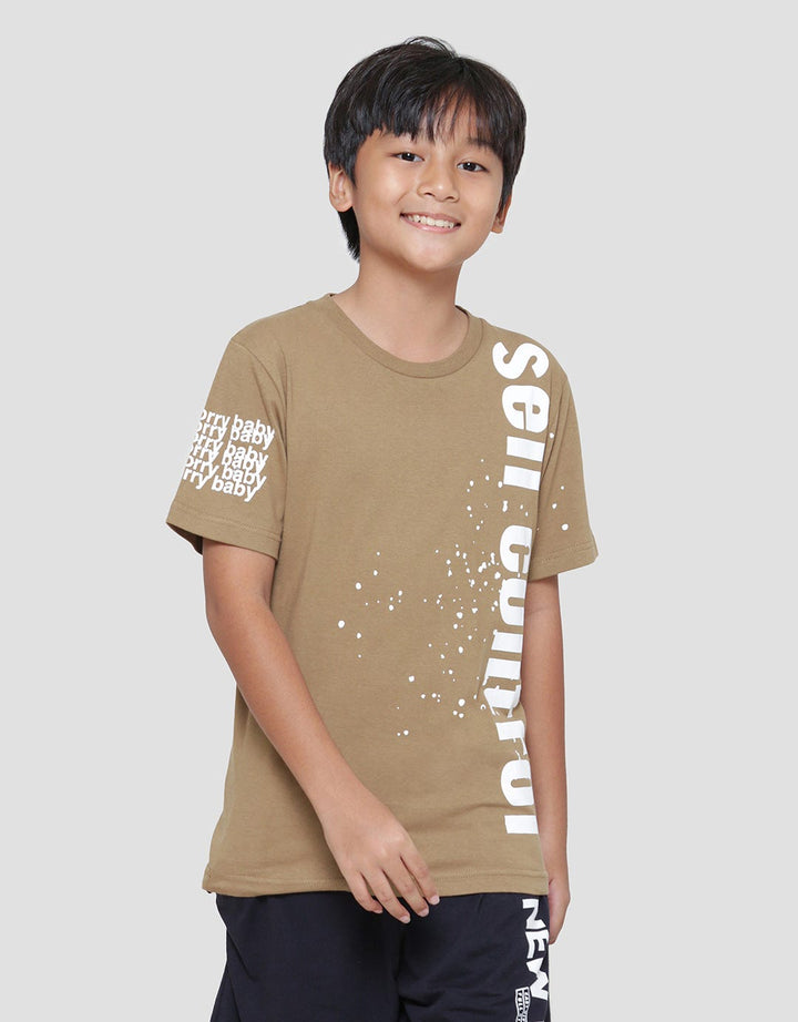 Nevada Print Splash Self Control Kaos Lengan Pendek Anak Laki-Laki
