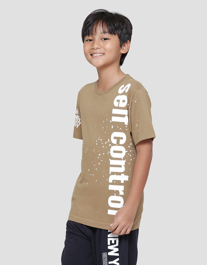 Nevada Print Splash Self Control Kaos Lengan Pendek Anak Laki-Laki