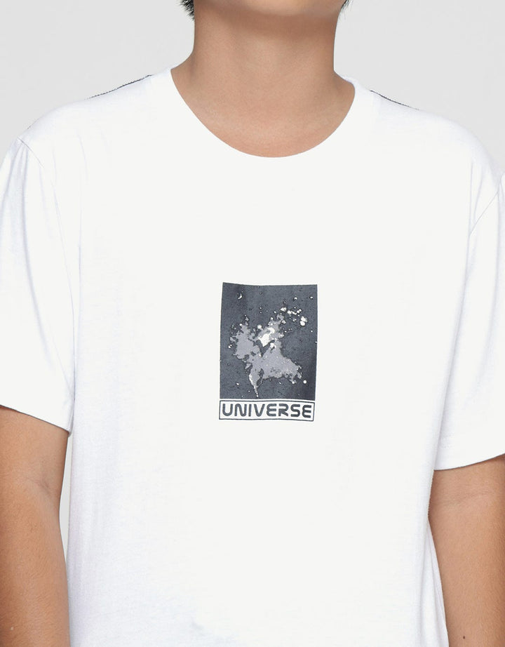 Nevada Print Space Universe Boys Short Sleeve T-Shirt