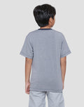 NevadaTextured Fancy Siro Boys Short Sleeve T-Shirt