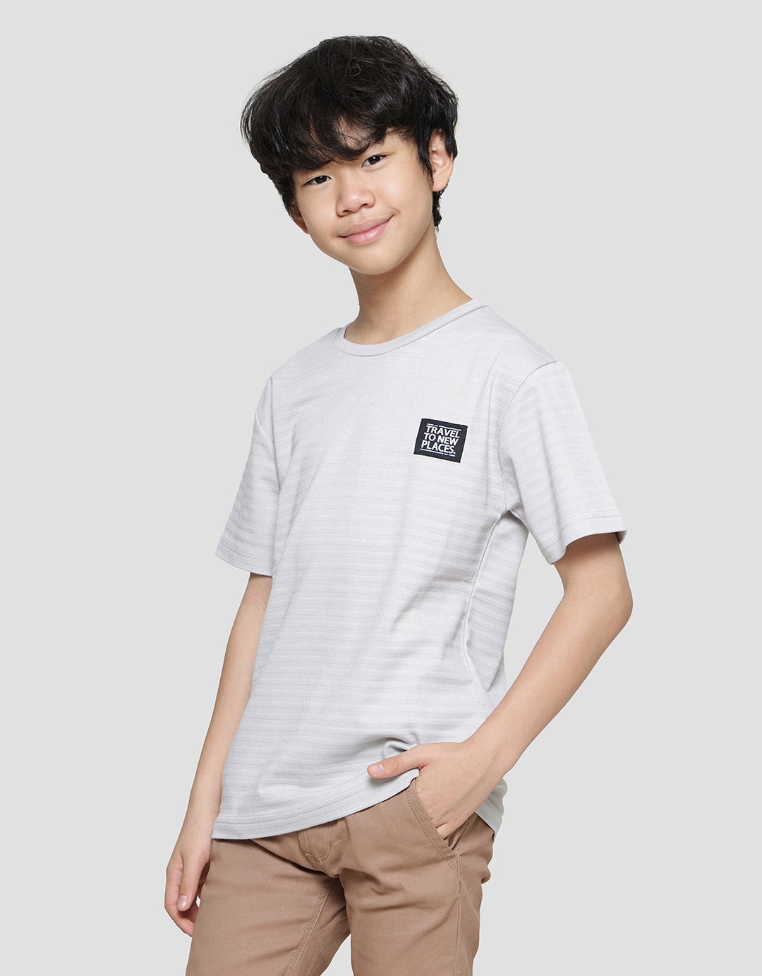 Nevada Stripes Pocket Boys T-Shirt