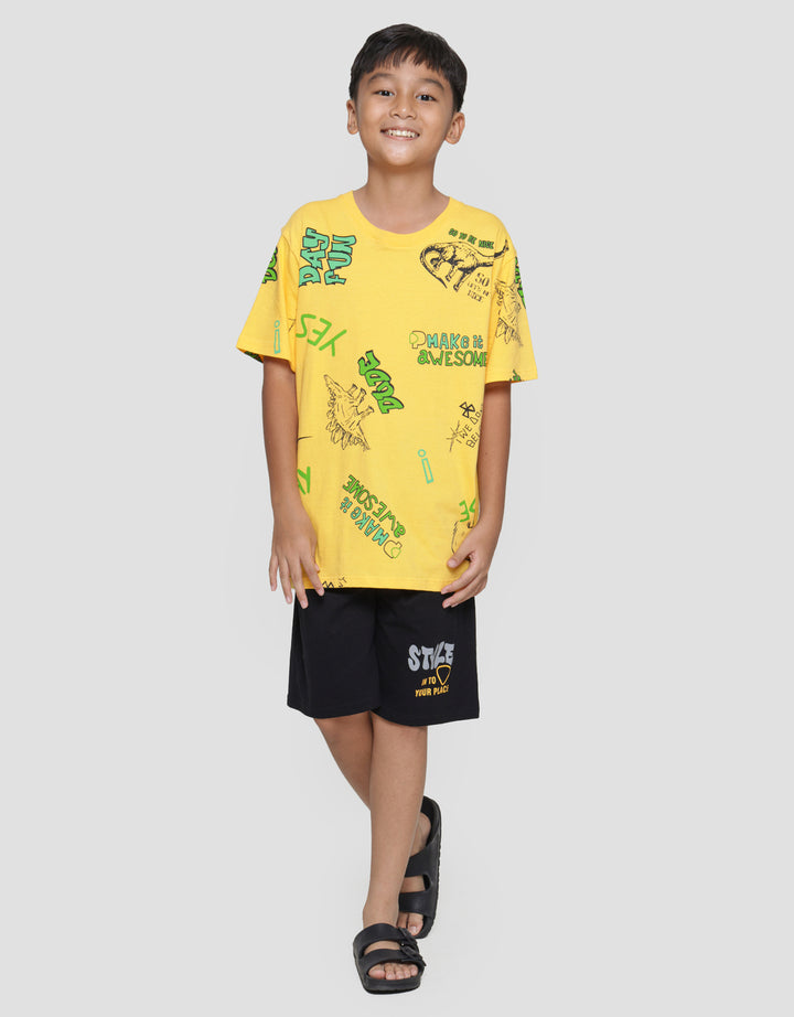 Aero Dino Dewdude Set Pakaian Anak Laki-laki