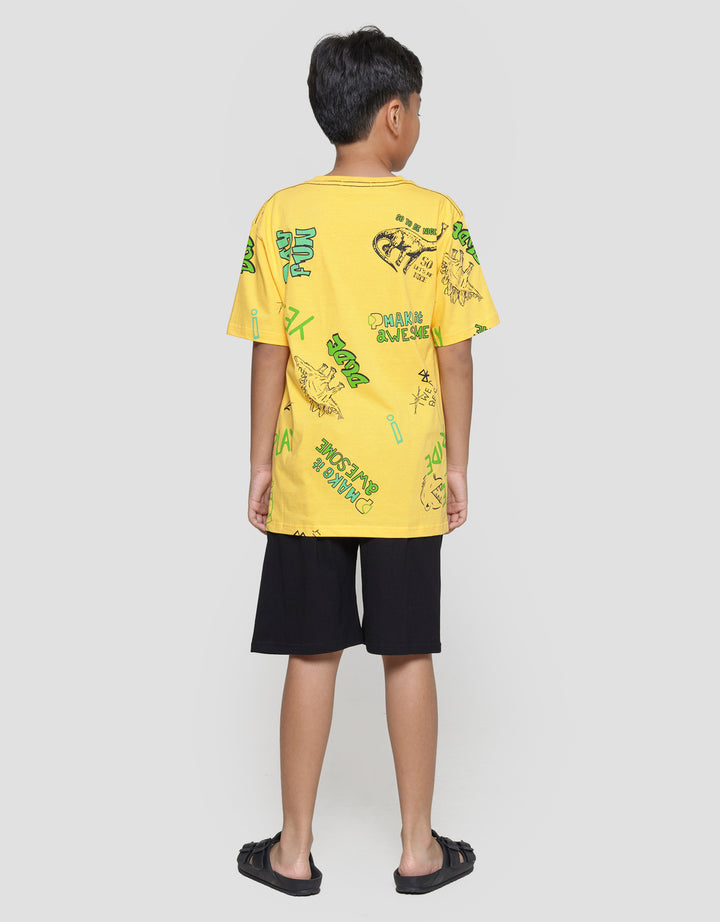 Aero Dino Dewdude Set Pakaian Anak Laki-laki