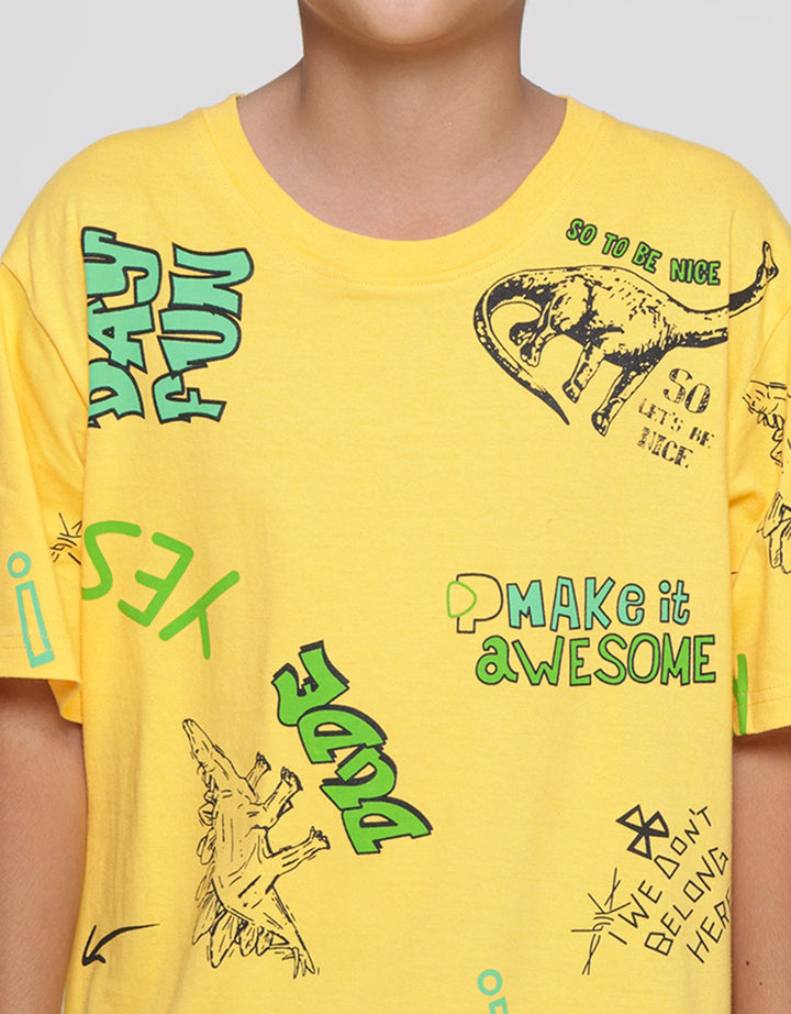 SET DUDE DINO PRINT