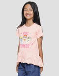 Powerpuff Girls Character Ruffle T-Shirt for Girls