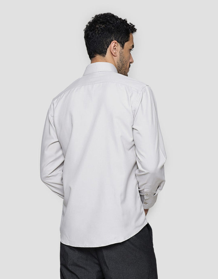Cole Kemeja Lengan Panjang Slim Twill Pria