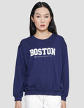 Nevada Sweater Solid Boston Wanita