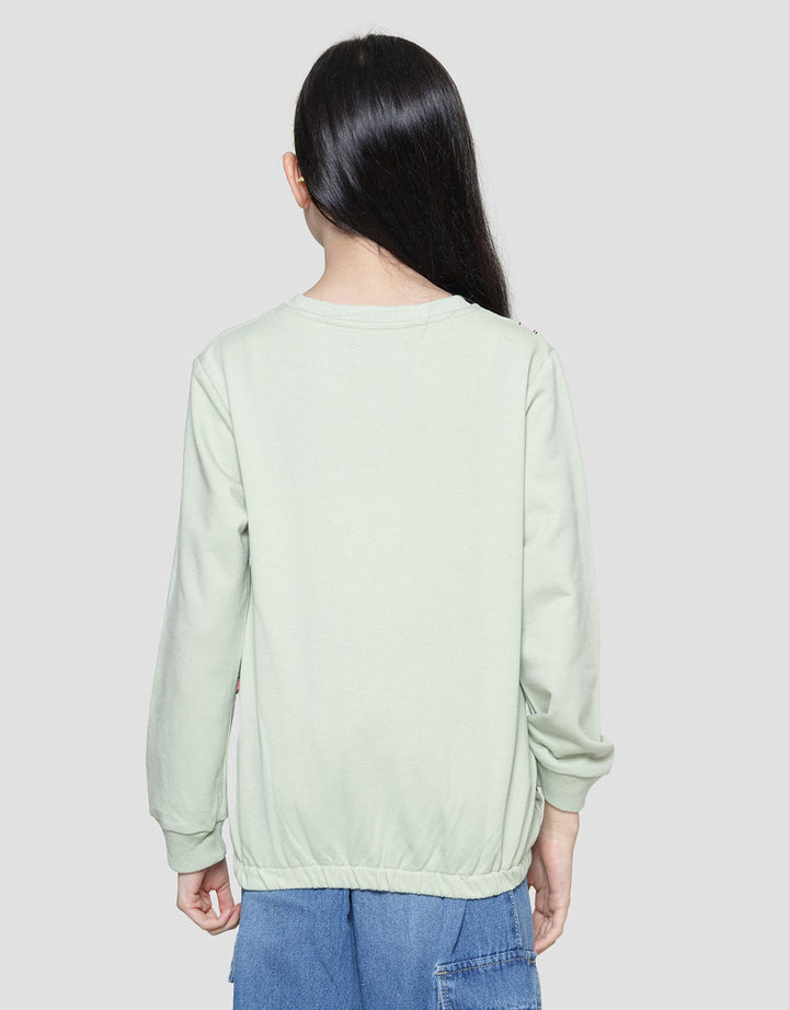Nevada Knit With Sling Bag Print Sweater Anak Perempuan
