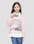 Nevada Wording Look Aline Sweater Anak Perempuan