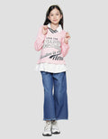 Nevada Wording Look Aline Sweater Anak Perempuan