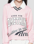 Nevada Wording Look Aline Sweater Anak Perempuan
