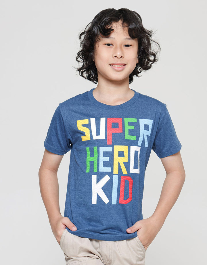 Little M Superhero Kid Kaos Anak Laki-laki