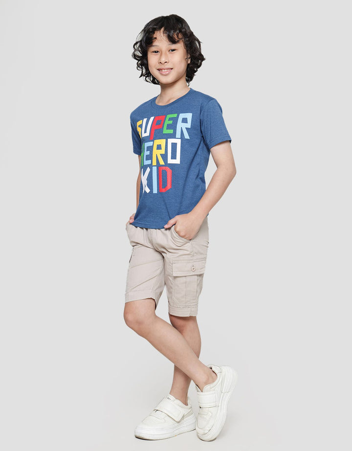 Little M Superhero Kid Kaos Anak Laki-laki