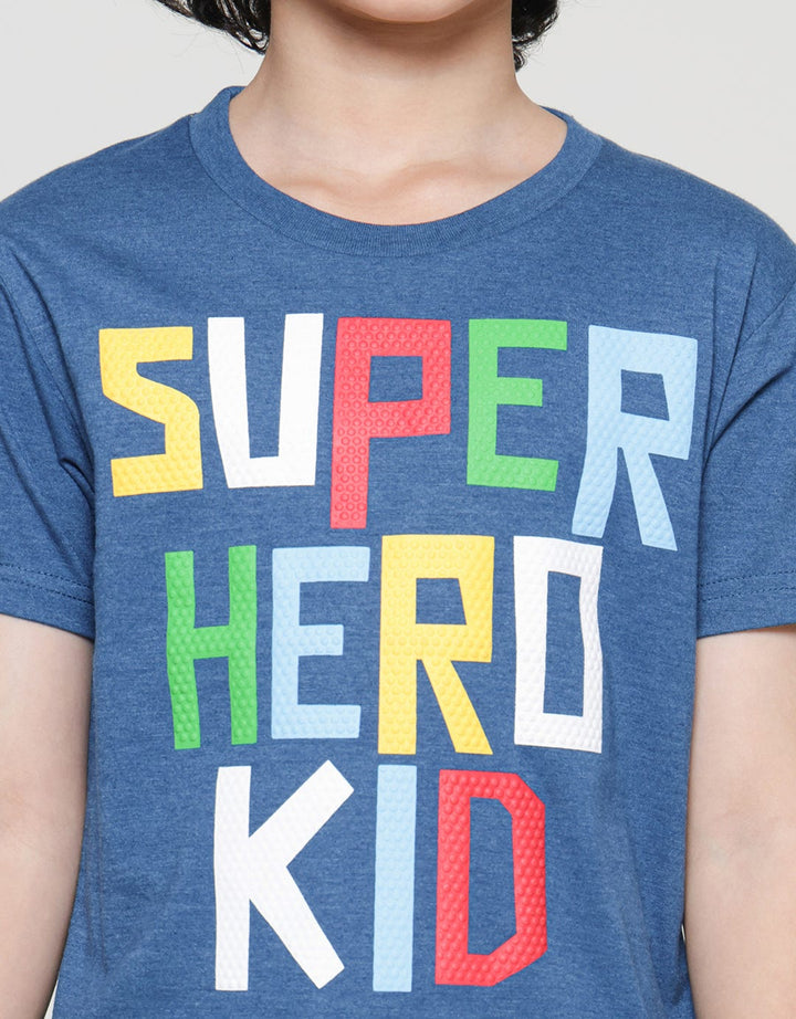 Little M Superhero Kid Kaos Anak Laki-laki