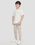 Little M Linen Blend Baju Koko Anak Laki-laki