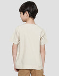 Little M Stripes Neck Round Koko Anak Laki-laki