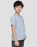 Little M Stripes Baju Koko Anak Laki-laki