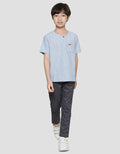 Little M Stripes Baju Koko Anak Laki-laki