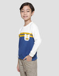 Little M Terry Cut N Sewn Sweater Dino Anak Laki-Laki