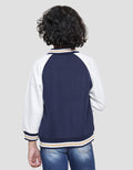 Little M Terry Emboss Jaket Bomber Anak Laki-Laki
