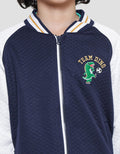 Little M Terry Emboss Jaket Bomber Anak Laki-Laki