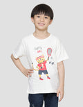 Little M Animal Print Kaos Lengan Pendek Anak Laki-laki