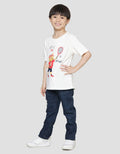 Little M Animal Print Kaos Lengan Pendek Anak Laki-laki
