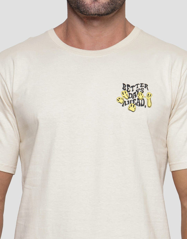 T Zone Better Days Ahead Kaos Print Pria