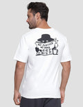 T Zone No Justice No Peace Kaos Casual Pria
