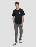 T Zone Print Theme Coffee - 1 Tf1Coff  Kaos Lengan Pendek Pria