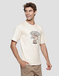 T Zone Theme Coffee Print Kaos Pria