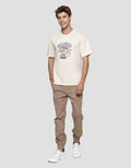 T Zone Theme Coffee Print Kaos Pria
