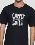 T Zone Coffee Theme Print Men's T-Shirt