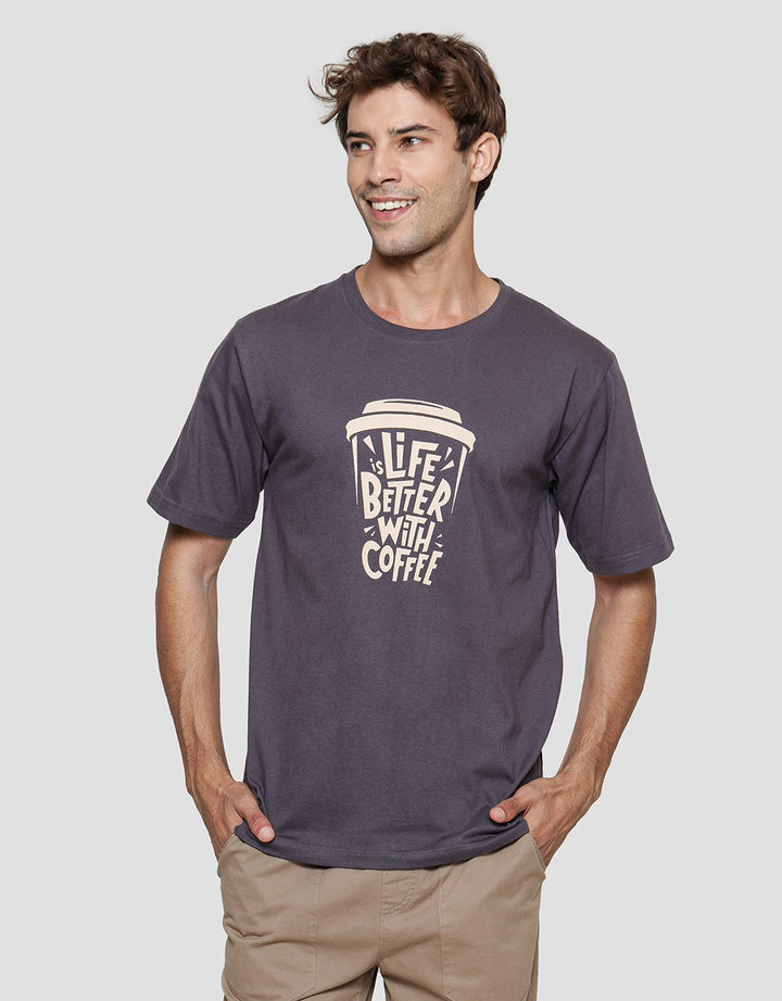 T Zone Better With Coffee Kaos Pria