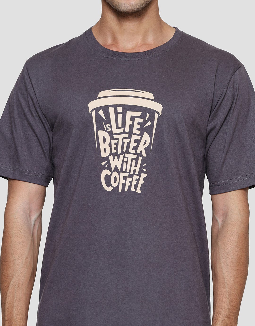 T Zone Better With Coffee Kaos Pria