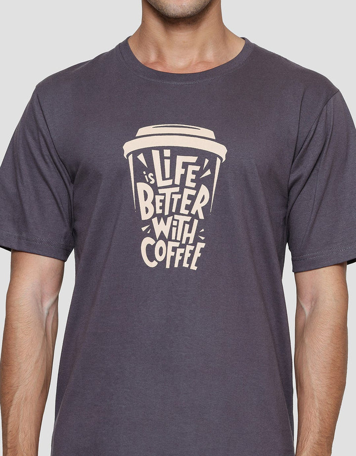 T Zone Better With Coffee Kaos Pria