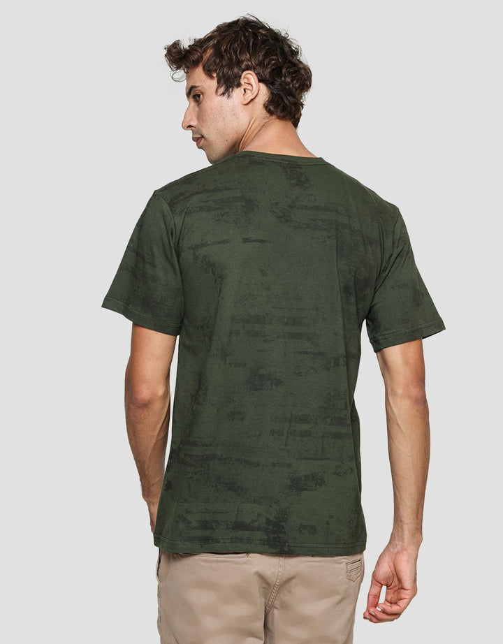 T Zone Men's Short Sleeve T-Shirt Mottled Pattern Theme - A Better Me