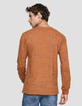 T Zone Men's Long Sleeve T-Shirt Print Theme Line Drawing