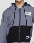 Nevada Sport Hoodie Active Squad Jaket Anak Laki-laki