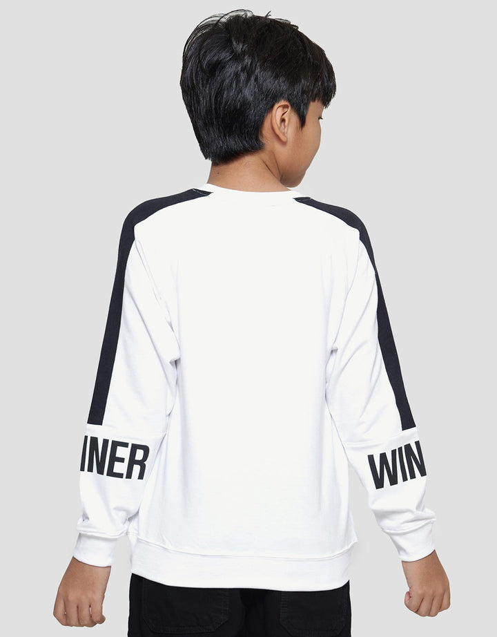 Nevada Winner Print Sweater Anak Laki-laki