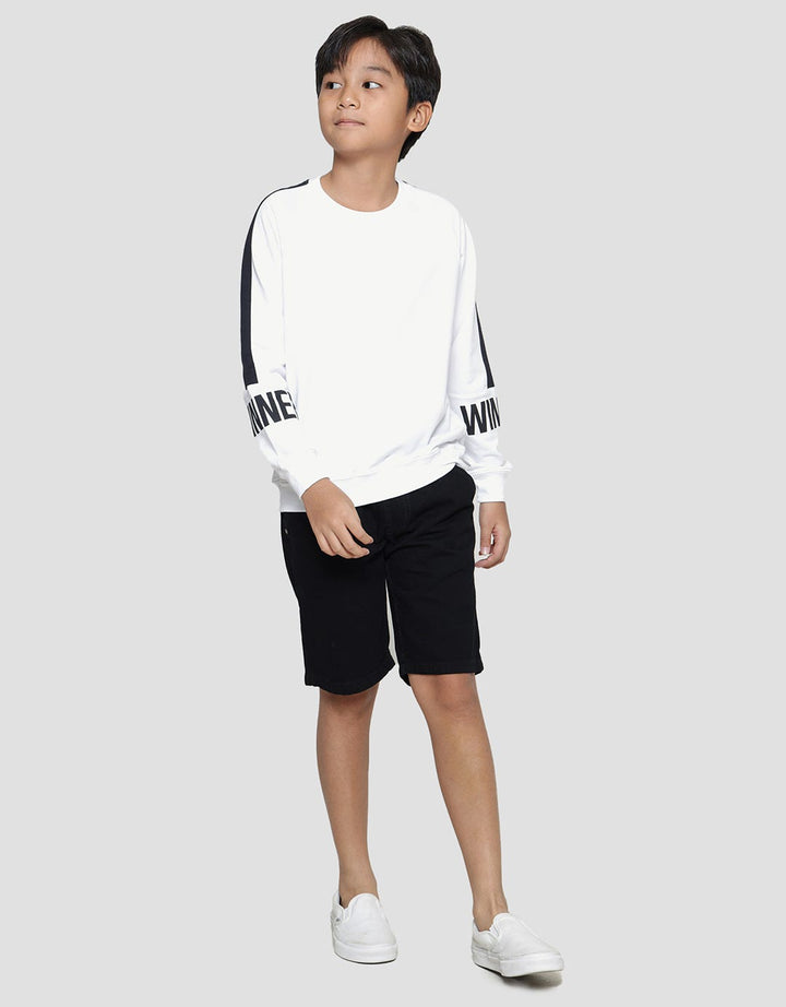 Nevada Winner Print Sweater Anak Laki-laki