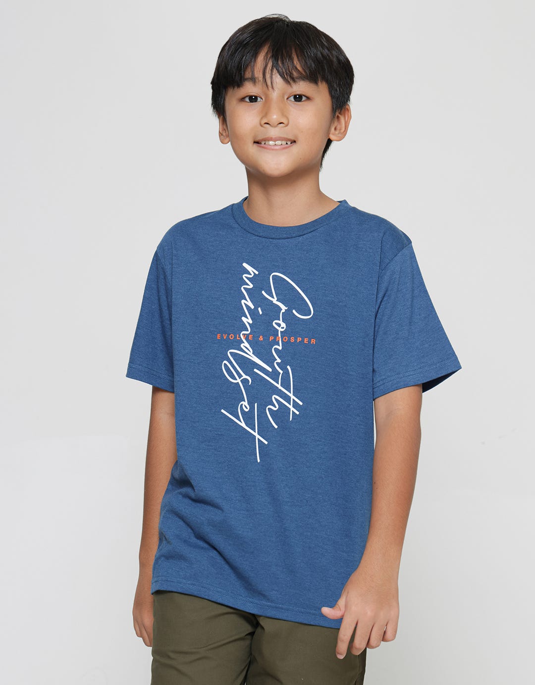 Nevada Boys Short Sleeve T-Shirt Growth Mindset Print