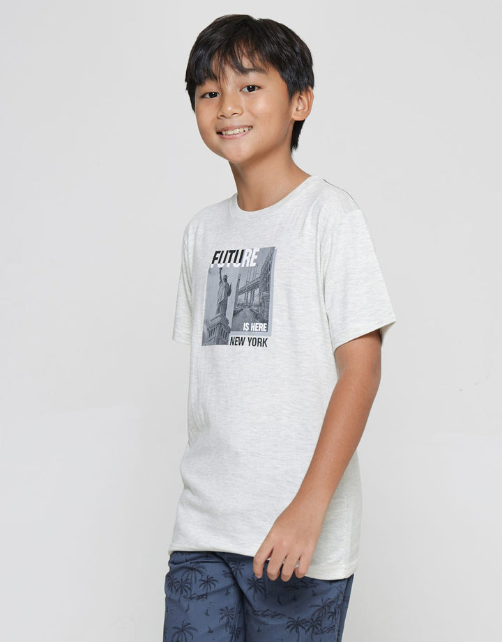 Nevada Kaos Lengan Pendek Anak Laki-laki Print Small City