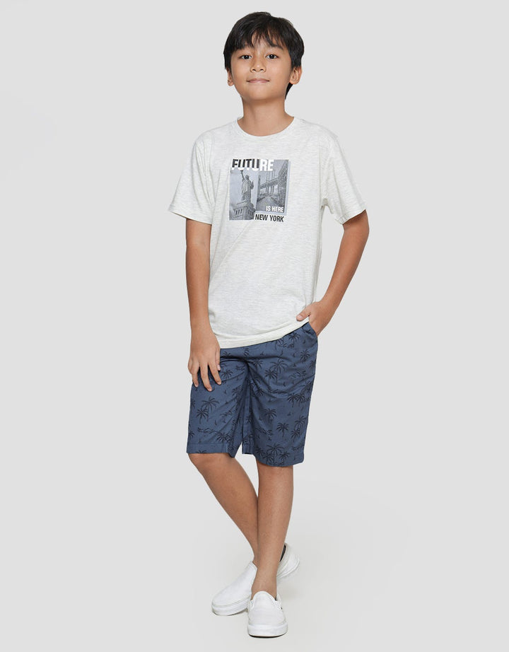 Nevada Kaos Lengan Pendek Anak Laki-laki Print Small City