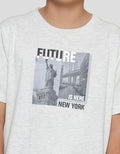 Nevada Kaos Lengan Pendek Anak Laki-laki Print Small City